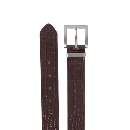 Classic Textured Genuine Leather Belt