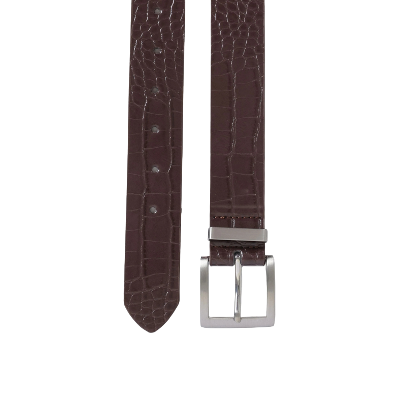 Classic Textured Genuine Leather Belt