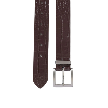 Classic Textured Genuine Leather Belt